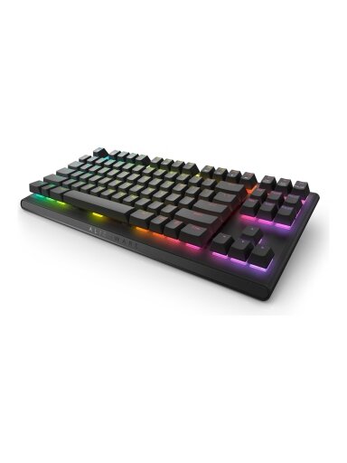 Dell Alienware Tenkeyless AW420K | Gaming Keyboard | Wired | EN | CHERRY MX Red | Dark Side of the Moon