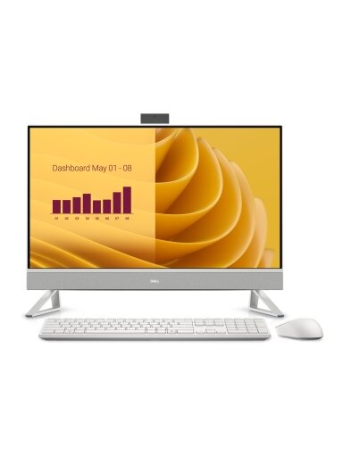Dell EC27250 | Desktop | AIO | 27 " | Intel Core 7 | 150U | 32 GB | DDR5 | 2000 GB | Intel Graphics | US International | Windows 11 Pro | Warranty 36 month(s)