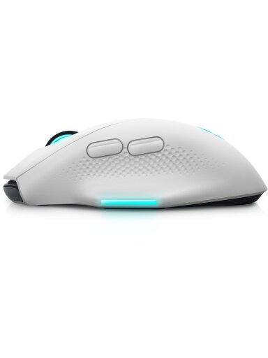 Dell | Gaming Mouse | AW620M | Wired/Wireless | Alienware Wireless Gaming Mouse | Lunar Light