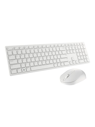 Dell | Keyboard and Mouse | KM5221W Pro | Keyboard and Mouse Set | Wireless | Mouse included | Russian | White