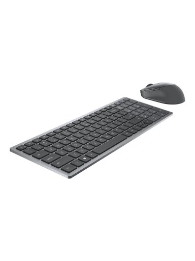 Dell | Keyboard and Mouse | KM7120W | Keyboard and Mouse Set | Wireless | Batteries included | Bluetooth | Wireless connection | Russian | Titan Gray