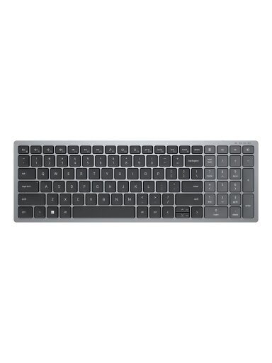Dell | Keyboard | KB740 | Keyboard | Wireless | Russian | Titan Gray