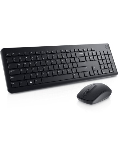 Dell | KM3322W | Keyboard and Mouse Set | Wireless | Mouse included | Batteries included | Wireless connection | Lithuanian | Black