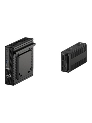 Dell | OptiPlex Micro and Thin Client Dual VESA Mount w/Adapter Bracket | Black