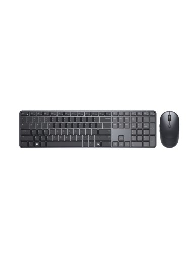 Dell | Pro 7 Slim KM726 | Keyboard and Mouse Set | Wireless | Mouse included | Batteries included | Lithuanian | Wireless connection | Black