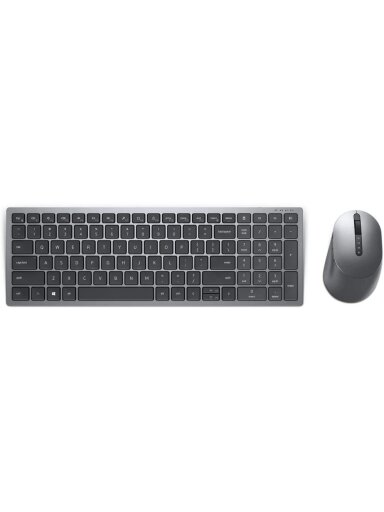 Dell | Pro Plus KM7120W | Keyboard and Mouse Set | Wireless | Mouse included | Bluetooth | Wireless connection | Lithuanian | Titan Gray