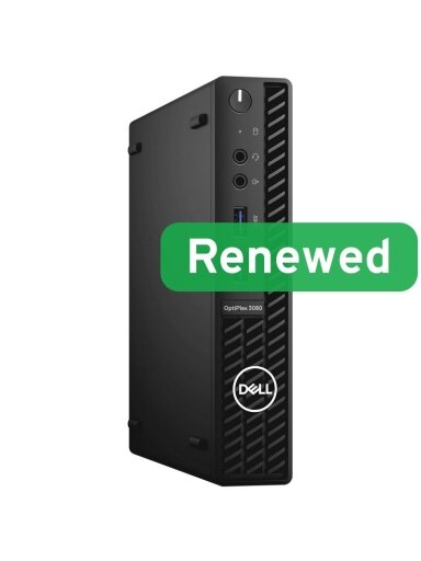 DELL Renewed Grade A | OptiPlex 3080 Micro | Intel Core i5 | i5‑10500T | 8 GB | SSD | 256 GB | Intel UHD Graphics 630 | Windows 11 Pro DELL Renewed Grade A | OptiPlex 3080 Micro | Intel Core i5 | i5‑10500T | 8 GB | SSD | 256 GB | Intel UHD Graphics 630 | Windows 11 Pro