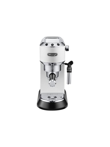 Delonghi | Dedica Pump Espresso | EC685W | Pump pressure 15 bar | Built-in milk frother | Semi-automatic | 1300 W | White