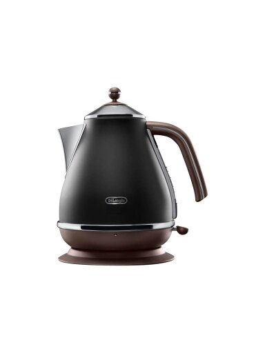 Delonghi | Icona Vintage | KBOV2001BK | Standard kettle | 2000 W | 1.7 L | Stainless steel | 360° rotational base | Black Delonghi | Icona Vintage | KBOV2001BK | Standard kettle | 2000 W | 1.7 L | Stainless steel | 360° rotational base | Black