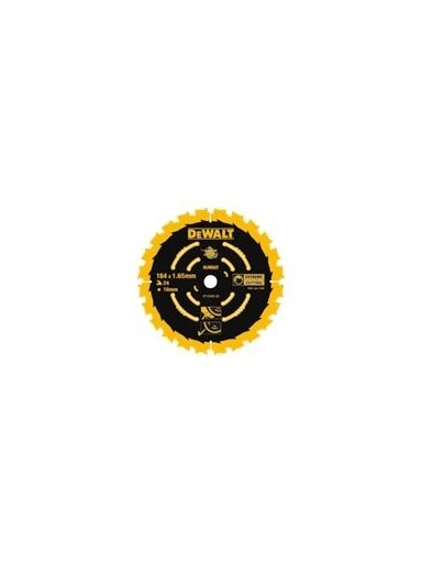 DEWALT | DT10302-QZ EXTREME 2nd Fix Circular Saw Blade 184mm 16mm Bore 24T DEWALT | DT10302-QZ EXTREME 2nd Fix Circular Saw Blade 184mm 16mm Bore 24T