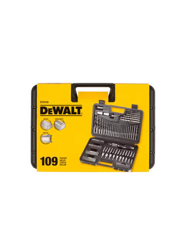 DEWALT Set of drills and torsion nozzles, 109 pcs. | DT0109-QZ DEWALT Set of drills and torsion nozzles, 109 pcs. | DT0109-QZ