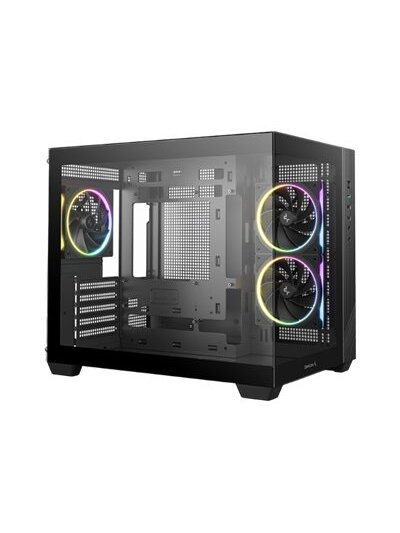 Deepcool Case | CG330 3F | Black | Micro ATX Deepcool Case | CG330 3F | Black | Micro ATX