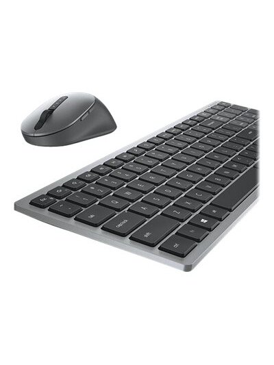 Dell | Keyboard and Mouse | KM7120W | Keyboard and Mouse Set | Wireless | Batteries included | Bluetooth | Wireless connection | US | Titan Gray 6
