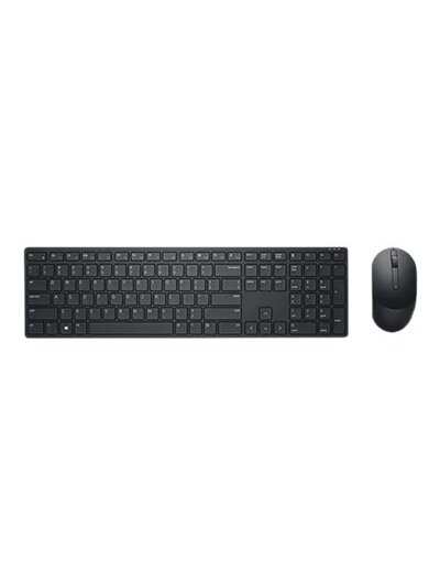 Dell | Pro Keyboard and Mouse | KM5221W | Keyboard and Mouse Set | Wireless | Batteries included | Wireless connection | US | Black 1