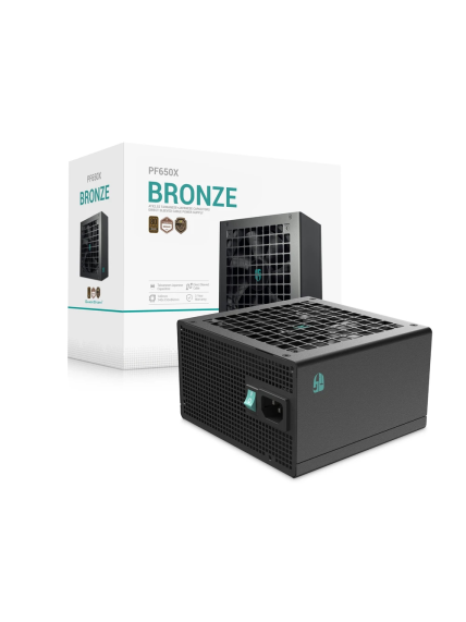 Deepcool 80 PLUS Bronze PSU | PF650X | 650 W | Black 3