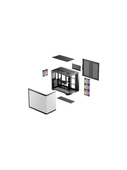 Deepcool Case | CG530U 4F | Black | Midi Tower 7 Deepcool Case | CG530U 4F | Black | Midi Tower 7