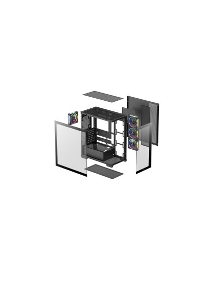 Deepcool Case | CG580 4F V2 | Black | ATX 10 Deepcool Case | CG580 4F V2 | Black | ATX 10
