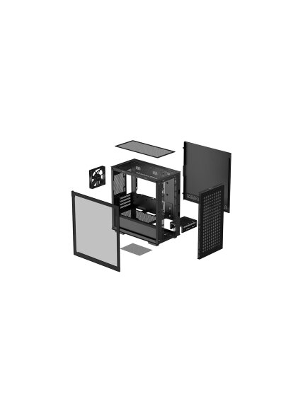 Deepcool | CH370 | Side window | Black | Micro ATX | ATX PS2 11 Deepcool | CH370 | Side window | Black | Micro ATX | ATX PS2 11