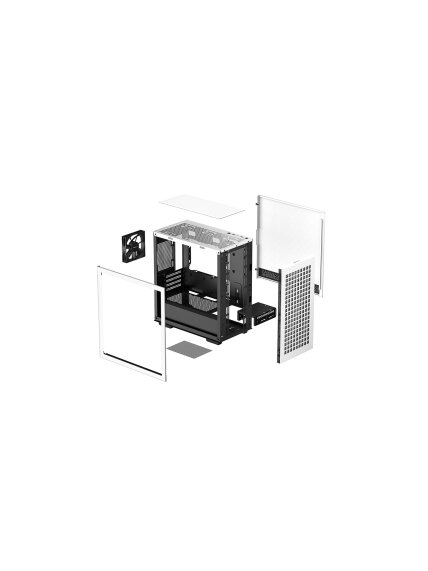 Deepcool | CH370 | Side window | White | Micro ATX | ATX PS2 11 Deepcool | CH370 | Side window | White | Micro ATX | ATX PS2 11
