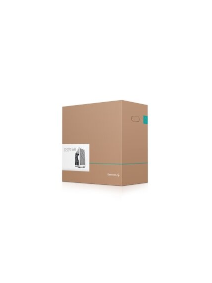 Deepcool | CH370 | Side window | White | Micro ATX | ATX PS2 12