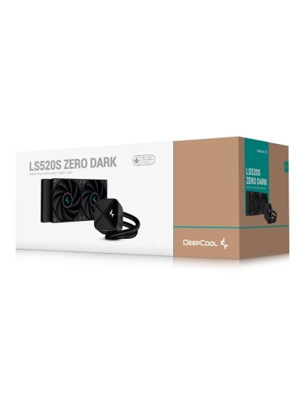 Deepcool | Digital Liquid CPU Cooler | LS520S ZERO DARK | Intel, AMD 1 Deepcool | Digital Liquid CPU Cooler | LS520S ZERO DARK | Intel, AMD 1
