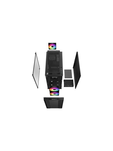 Deepcool | Micro-ATX CASE | CC360 | Black | Mini-ITX / Micro-ATX | ATX PS2 (maximum length: 160mm) 12 Deepcool | Micro-ATX CASE | CC360 | Black | Mini-ITX / Micro-ATX | ATX PS2 (maximum length: 160mm) 12
