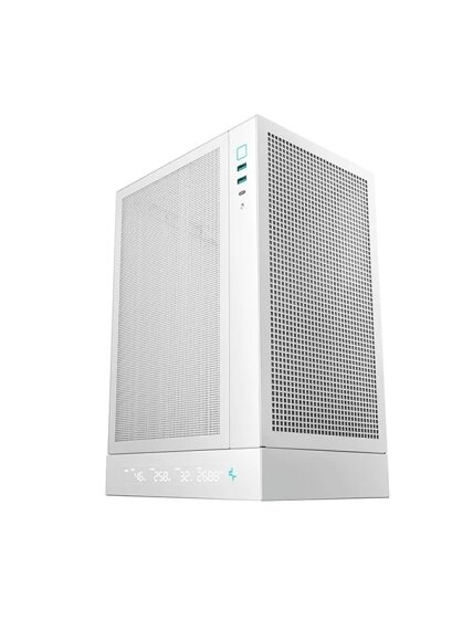 Deepcool PC Gaming Case | CH170 DIGITAL | White | Mini ITX | ATX PS2 1 Deepcool PC Gaming Case | CH170 DIGITAL | White | Mini ITX | ATX PS2 1