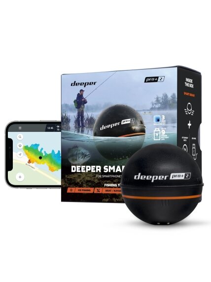 Deeper | Smart Sonar PRO+2 | Sonar | Wi-Fi | Black 1 Deeper | Smart Sonar PRO+2 | Sonar | Wi-Fi | Black 1