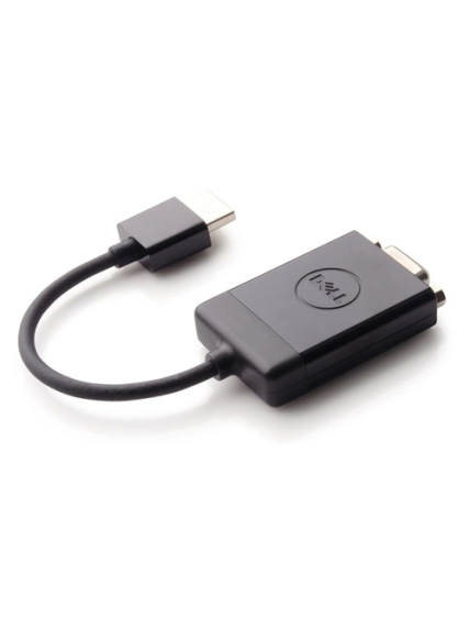 Dell | Adapter HDMI to VGA | 470-ABZX | Black | HDMI - Male | HD-15 (VGA) - Female 1