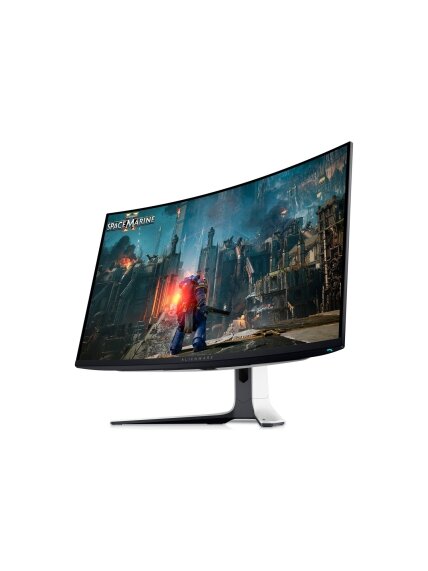 Dell | Curved Screen Gaming Monitor | AW3225QF | 31.6 " | OLED | 4K UHD | 16:9 | 240 Hz | 0.03 ms | 3840 x 2160 pixels | 1000 cd/m² | Power connector, Security-lock slot, Joystick, USB-A, USB-B, USB-C, HDMI, DispalyPort | HDMI ports quantity 2 | White / B 1