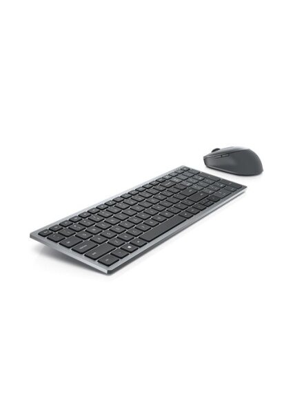 Dell | Keyboard and Mouse | KM7120W | Keyboard and Mouse Set | Wireless | Batteries included | Bluetooth | Wireless connection | US | Titan Gray