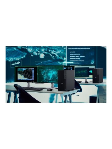 Dell Pro | QCT1250 | Desktop | Tower | Intel Core Ultra 5 | 235 | Internal memory 16 GB | Solid-state drive capacity 512 GB | Intel Integrated Graphics | No Optical Drive | Keyboard language No keyboard | Windows 11 Pro | Warranty 36 month(s) 4
