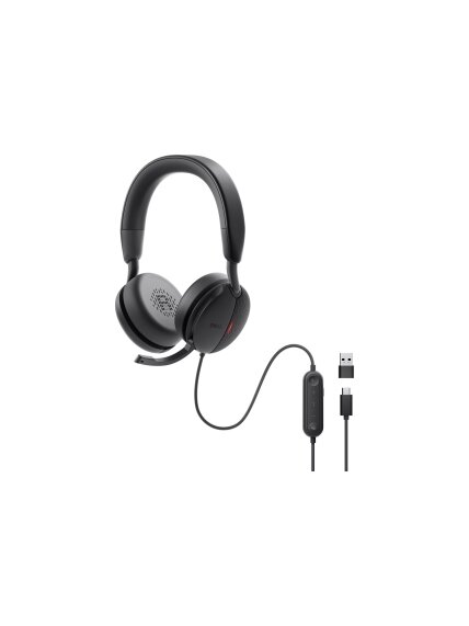 Dell | Pro Wired On-Ear Headset | WH5024 | Built-in microphone | USB Type-A | ANC | Black 2 Dell | Pro Wired On-Ear Headset | WH5024 | Built-in microphone | USB Type-A | ANC | Black 2
