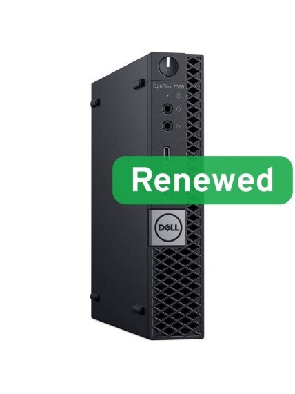 DELL Renewed Grade A | OptiPlex 7060 Micro | Intel Core i5 | i5‑8500T | 8 GB | SSD | 128 GB | Intel UHD Graphics 630 | Windows 11 Pro DELL Renewed Grade A | OptiPlex 7060 Micro | Intel Core i5 | i5‑8500T | 8 GB | SSD | 128 GB | Intel UHD Graphics 630 | Windows 11 Pro