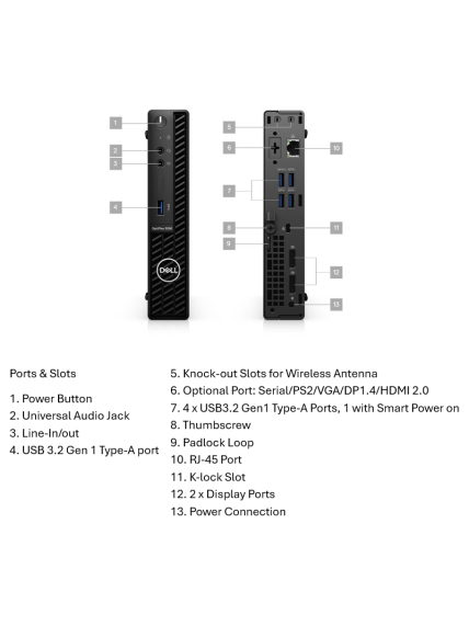 DELL Renewed Grade B | OptiPlex 3090 | Intel Core i5 | i5‑10500T | 8 GB | NVMe SSD | 256 GB | Intel UHD Graphics | Windows 11 Pro 1 DELL Renewed Grade B | OptiPlex 3090 | Intel Core i5 | i5‑10500T | 8 GB | NVMe SSD | 256 GB | Intel UHD Graphics | Windows 11 Pro 1