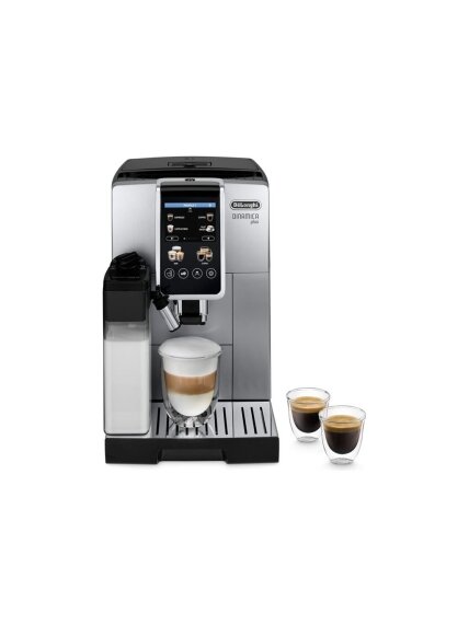 Delonghi | Coffee Maker | Dinamica Plus ECAM380.85.SB | Pump pressure 15 bar | Built-in milk frother | Automatic | 1450 W | Stainless Steel/Black Delonghi | Coffee Maker | Dinamica Plus ECAM380.85.SB | Pump pressure 15 bar | Built-in milk frother | Automatic | 1450 W | Stainless Steel/Black
