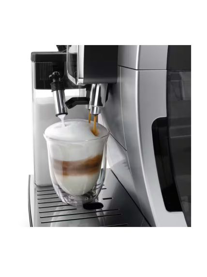 Delonghi | Coffee Maker | Dinamica Plus ECAM380.85.SB | Pump pressure 15 bar | Built-in milk frother | Automatic | 1450 W | Stainless Steel/Black 3 Delonghi | Coffee Maker | Dinamica Plus ECAM380.85.SB | Pump pressure 15 bar | Built-in milk frother | Automatic | 1450 W | Stainless Steel/Black 3
