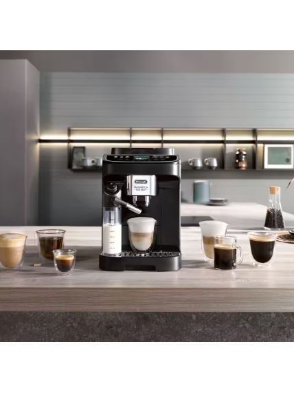 Delonghi Coffee maker | Magnifica Evo | Pump pressure 15 bar | Built-in milk frother | Automatic | 1450 W | Black 4 Delonghi Coffee maker | Magnifica Evo | Pump pressure 15 bar | Built-in milk frother | Automatic | 1450 W | Black 4