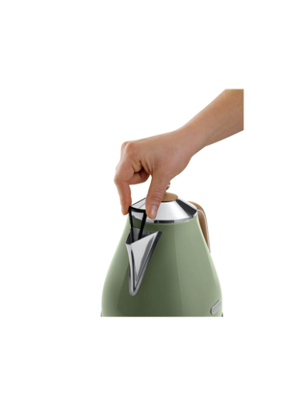 Delonghi | Kettle | KBOV 2001.GR | Electric | 2000 W | 1.7 L | 360° rotational base | Green 4