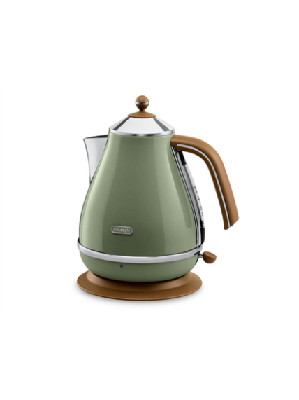 Delonghi | Kettle | KBOV 2001.GR | Electric | 2000 W | 1.7 L | 360° rotational base | Green 1