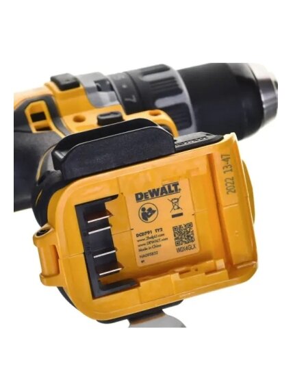 DEWALT Spinner-Drill | DCD791P2-QW | 18 V | 2x5 Ah | Lithium-Ion (Li-Ion) 3 DEWALT Spinner-Drill | DCD791P2-QW | 18 V | 2x5 Ah | Lithium-Ion (Li-Ion) 3
