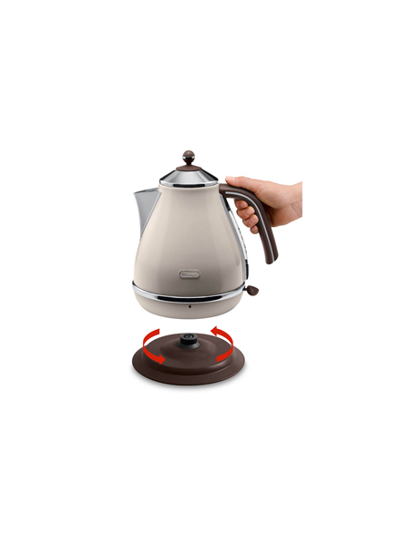 Delonghi | KBOV 2001.BG | Standard kettle | 2000 W | 1.7 L | Stainless steel | 360° rotational base | Beige 3 Delonghi | KBOV 2001.BG | Standard kettle | 2000 W | 1.7 L | Stainless steel | 360° rotational base | Beige 3