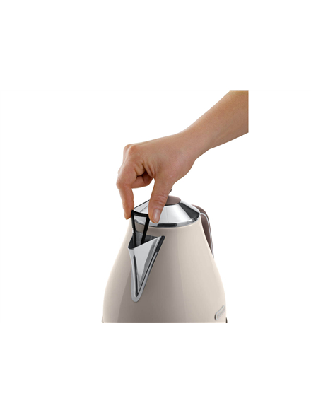 Delonghi | KBOV 2001.BG | Standard kettle | 2000 W | 1.7 L | Stainless steel | 360° rotational base | Beige 4 Delonghi | KBOV 2001.BG | Standard kettle | 2000 W | 1.7 L | Stainless steel | 360° rotational base | Beige 4