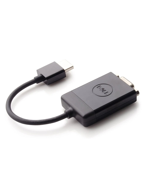 Dell | Adapter HDMI to VGA | 470-ABZX | Black | HDMI - Male | HD-15 (VGA) - Female 1