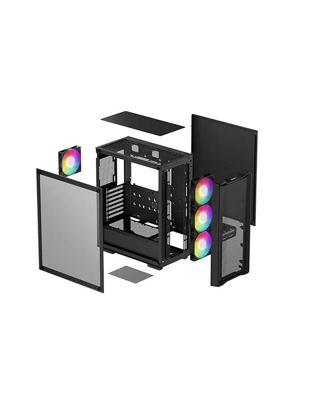 Deepcool CC560 MESH V2 | Black | Mid Tower | ATX PS2 4 Deepcool CC560 MESH V2 | Black | Mid Tower | ATX PS2 4
