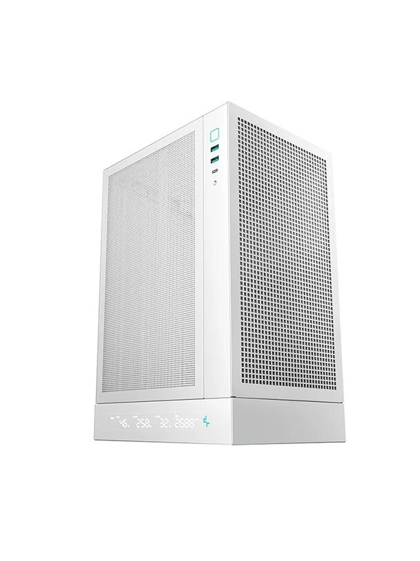Deepcool PC Gaming Case | CH170 DIGITAL | White | Mini ITX | ATX PS2 1 Deepcool PC Gaming Case | CH170 DIGITAL | White | Mini ITX | ATX PS2 1