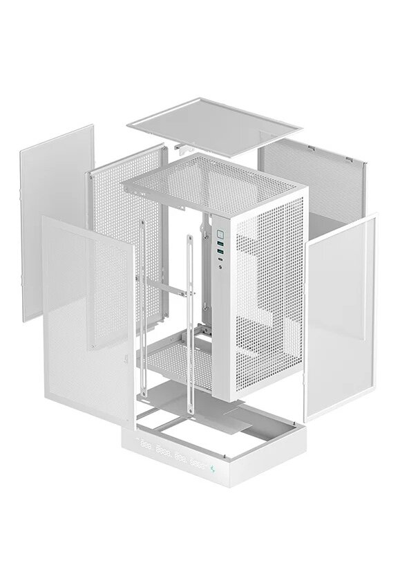 Deepcool PC Gaming Case | CH170 DIGITAL | White | Mini ITX | ATX PS2 3 Deepcool PC Gaming Case | CH170 DIGITAL | White | Mini ITX | ATX PS2 3