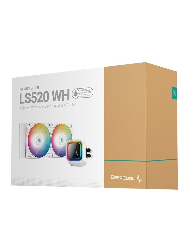 Deepcool | LS520 A-RGB | CPU Liquid Cooler | White | Intel, AMD 2 Deepcool | LS520 A-RGB | CPU Liquid Cooler | White | Intel, AMD 2