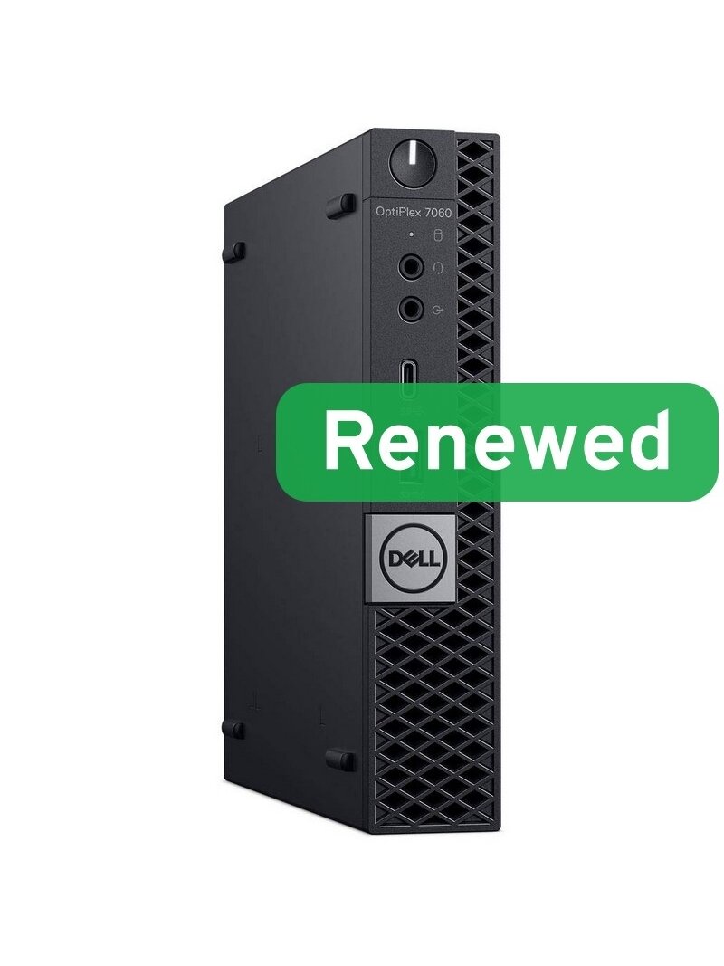 DELL Renewed Grade A | OptiPlex 7060 Micro | Intel Core i5 | i5‑8500T | 8 GB | SSD | 128 GB | Intel UHD Graphics 630 | Windows 11 Pro