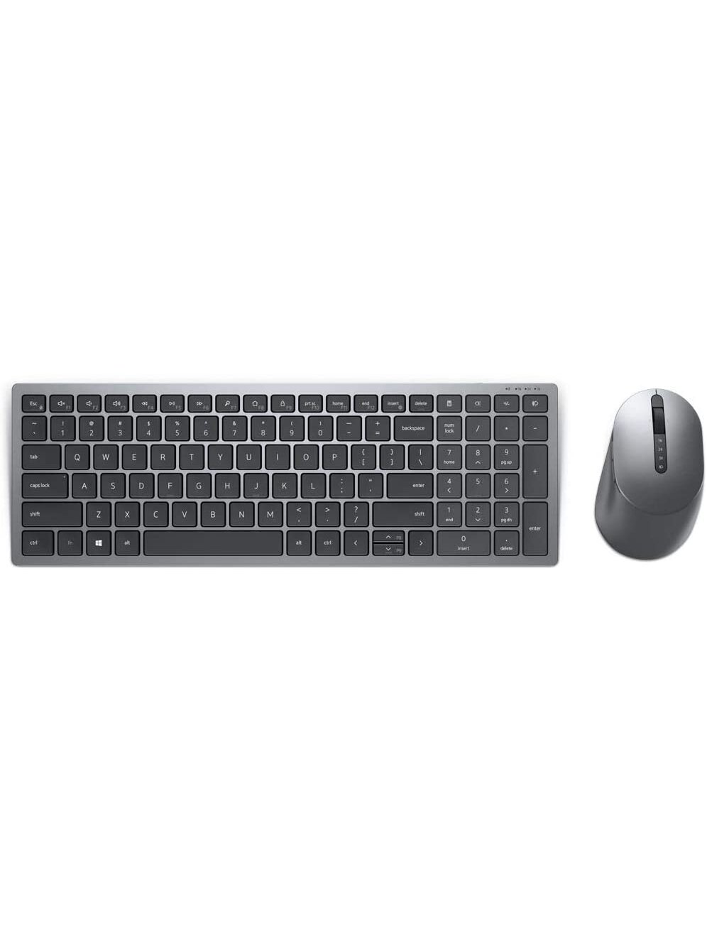 Dell | Pro Plus KM7120W | Keyboard and Mouse Set | Wireless | Mouse included | Bluetooth | Wireless connection | Lithuanian | Titan Gray Dell | Pro Plus KM7120W | Keyboard and Mouse Set | Wireless | Mouse included | Bluetooth | Wireless connection | Lithuanian | Titan Gray